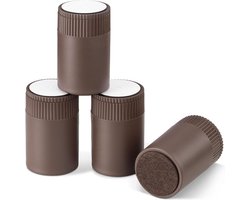 Meubelverhoger set van 4-4x ronde verstelbare meubelpoten - 95 tot 105 cm hoog - Zelfklevend - Maat L