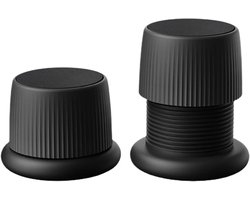 Meubelverhogers - 2 stuks - Lift pads - Verstelbare liften - Plastic - Bedverhogers - Bedverhogers - Vloerbescherming - Bedframe Tafel Bureau Bankpoot Stoel - 5.5×6.5cm - Zwart