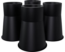 Meubelverhogers 8 stuks - in hoogte verstelbare meubelpoten (6,5/12 cm) Robuuste tafelverhogers met olifantspootontwerp - Zware meubelverhogers