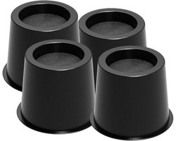 Meubelverhogers - Bankpoten - Extra Ruimte - Robuuste Constructie - 30x30x10 cm - Zwart