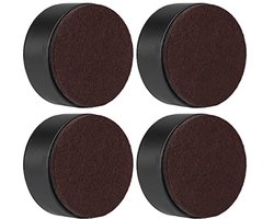 Meubelverhogers - Bed Risers - Meer Opbergruimte - Zelfklevend Koolstofstaal - Verhoogt 3cm - Zwart