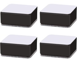 Meubelverhogers - Tafelpoot Lifters - Bedverhoger - Meubelpoten - Meubelverhoger Tafelpoten - Meubels Bankvoet - Zelfklevende tafelpoot voor bank - Salontafel - Kast - Bed - Bureau - 4 stuks