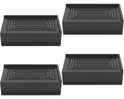 Meubelverhoging 4 cm - set van 4 - antislip design - vloerbescherming voor meubels - ShopVlot