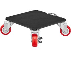 Meubelverplaatser Set - Meubelroller met Hefstang - Draagvermogen 1575 kg - Zwenkwielen 5x 360° - Afmeting 19,8 x 19,8 x 7,5 cm - Voor Apparaten, Banken, Koelkasten, Wasmachines