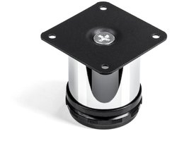 Meubelvoet JIM Kastvoet chroom Ø 50 mm / Hoogte: 60 mm hoog draagvermogen door sterke buis van SO-TECH