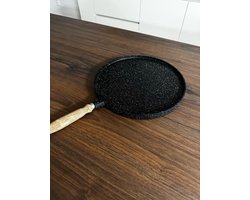 Mevaz - Koekenpan - Dubbelzijdig - Gozleme - Sterke Bouw - Granietlook - 35 cm
