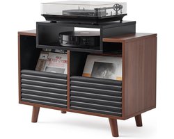 Mevublie voor Vinylplaten en Hifi Apparatuur - Kast met Opberglades