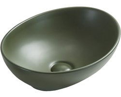 Mexen Elza opbouw waskom 40 x 33 cm, khaki mat - 21014043