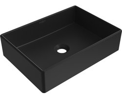 Mexen Goya opbouw wastafel 45 x 32 cm, zwart mat - 22184585