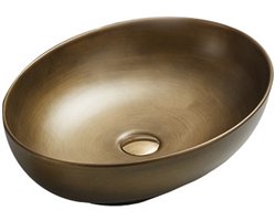 Mexen Iko opbouw waskom 52 x 39 cm, oud goud - 22245253