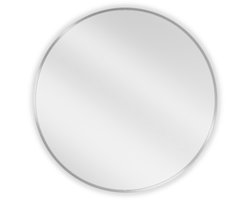 Mexen Loft ronde badkamer spiegel 70 , inox frame - 9850-070-070-000-10