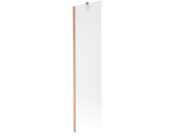 Mexen Next badpaneel 1-delig 50 x 150 , matglas, geborsteld koper - 895-050-000-00-30-65