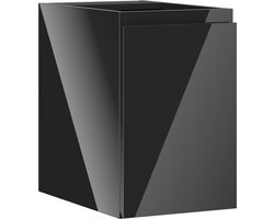 Mexen Orio badkamerkastje onder de wastafel 30 cm, 1 deur, zwart glanzend - 91A11-03047-1-BF70