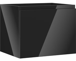 Mexen Orio badkamerkastje onder de wastafel 60 cm, 1 lade, zwart glans - 91A10-06047-1-BF70