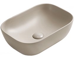 Mexen Rita opbouw wastafel 45 x 32 cm, beige mat - 21084566