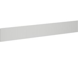Mexen Rivel front geribbeld voor badkamerkast 140 x 20 cm, grijze mat - 91A20-1400-235-1-62
