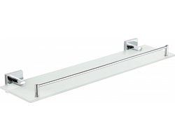 Mexen Rufo hangende glazen plank, chroom - 7050937-00