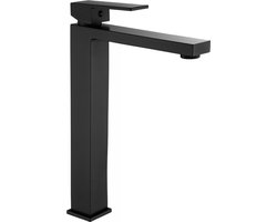 Mexen Uno hoge wastafelkraan, zwart - 71410-70