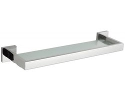 Mexen Vox hangende glazen plank, chroom - 707037-00