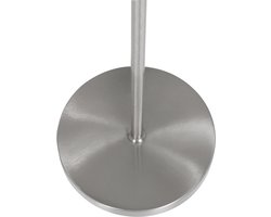 Mexlite - vloerlamp - Noor - staal - staal - Ø 25cm - E27 - 3403ST