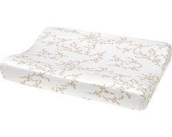 Meyco Baby Branches Aankleedkussenhoes - Sand - 50x70cm