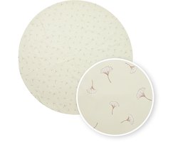 Meyco Baby Ginkgo kinderstoel knoeimat - ⌀110cm - soft sand
