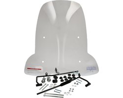 Mezoly Windscherm Peugeot Kisbee hoog transparant