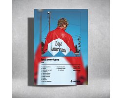 MGK - Lost Americana - album cover - metalen poster - 30x40cm