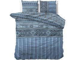 Mia - Blauw Dekbedovertrek