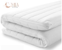 MIA Sleep Hotel Topper 110x200 - Topdekmatras - HR45 Kuidschuim - Circa 6 cm dik