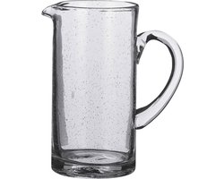 Mica Decorations Adia Karaf - 10x10x20 cm - Glas - Grijs