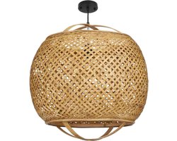 Mica Decorations Alain Hanglamp - H50 x Ø49 cm - Bamboe - Bruin