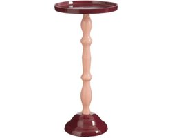 Mica Decorations bijzettafel Duco paars D 25 H 54 cm
