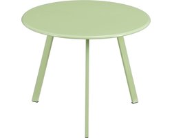 Mica Decorations Bijzettafel voor Buiten - H30 x Ø38 cm - Metaal - Mintgroen