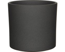 Mica Decorations Bloempot - grijs - mat - keramiek - 23 x 21 cm - plantenpotten