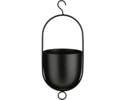 Mica Decorations Bob Hangpot - 15 x 14 x 36 cm - Zwart