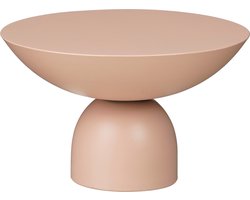 Mica Decorations Celise Bijzettafel - H28 x Ø47 cm - Metaal - Lichtroze