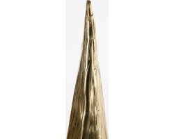 Mica Decorations Cezar Decoratie Kerstboom - H55 x Ø13 cm - Aluminium - Goud