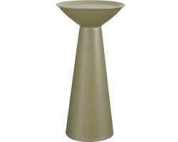 Mica Decorations Chiel Bijzettafel - H55 x Ø28 cm - FSC 100% - Metaal - Groen