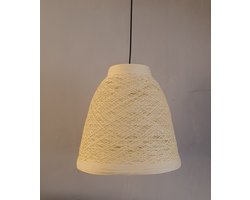 Mica Decorations Davia hanglamp recycling paper , creme 50W-E27 , H28 x D45cm