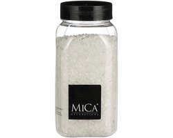 Mica Decorations decoratie steentjes / granulaat - 650 ml - 2-4 mm - transparant - siergrind