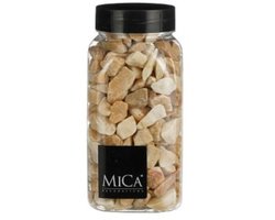Mica Decorations decoratie stenen - 1 kilo - 650ml - lichtbruin mix - hobby steentjes
