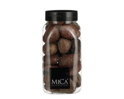 Mica Decorations Decoratie Stenen - 650 ml - Bruin