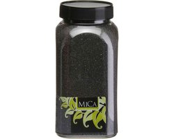 Mica Decorations Decoratie Zand - 650 ml - Zwart