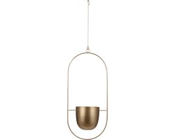 Mica Decorations Dexter Bloempot Hangend - L24 x B14 x H83 cm - Goud