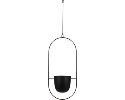 Mica Decorations Dexter Hangpot - L24 x B14 x H83 cm - Zwart