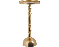 Mica Decorations Duco Bijzettafel - H54 x Ø25 cm - FSC 100% - Gerecycled Aluminium - Goud