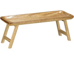 Mica Decorations Duko Dienblad - L40 x B15 x H15 cm - Mangohout - Donkerbruin