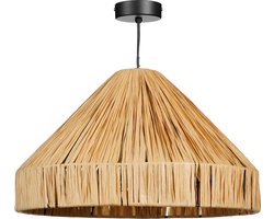 Mica Decorations Elisa Hanglamp - H24 x Ø40 cm - Raffia - Lichtbruin