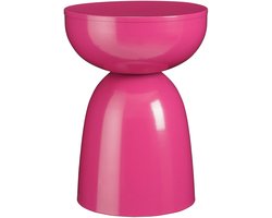 Mica Decorations Elliot Bijzettafel - H45 x Ø32 cm - IJzer - Fuchsia